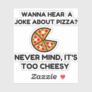 Pizza Joke Sticker