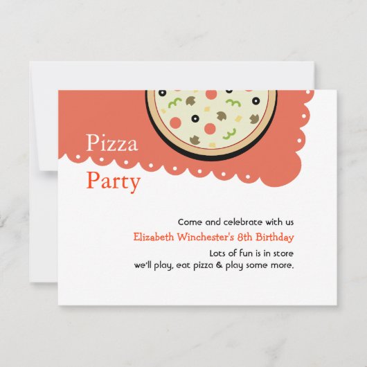 Pizza Kaart (Voorkant)