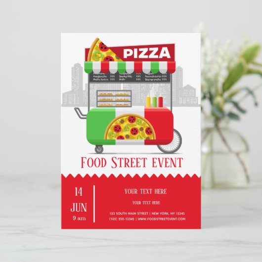 Pizza Kaart (Staand voorkant)