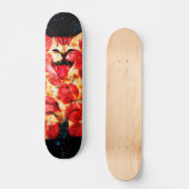 Pizza-kat in de ruimte persoonlijk skateboard (Voorkant)
