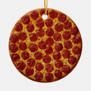 Pizza Keramisch Ornament