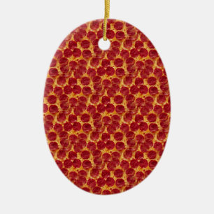 pizza keramisch ornament