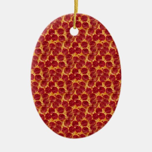 pizza keramisch ornament (Voorkant)