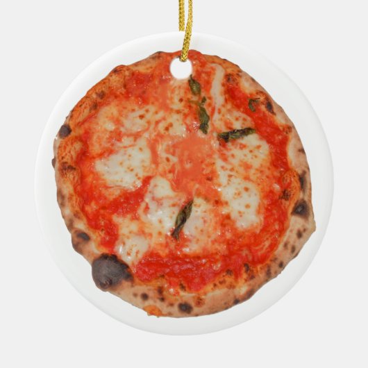 Pizza Keramisch Ornament (Voorkant)