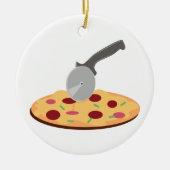 Pizza Keramisch Ornament (Voorkant)