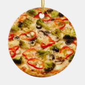 Pizza Keramisch Ornament (Voorkant)