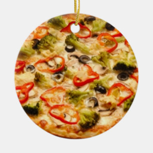 Pizza Keramisch Ornament