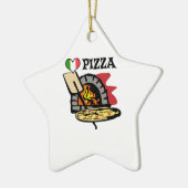 PIZZA KERAMISCH ORNAMENT (Links)