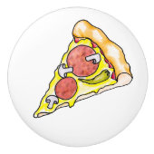 Pizza Keramische Knop (Voorkant)