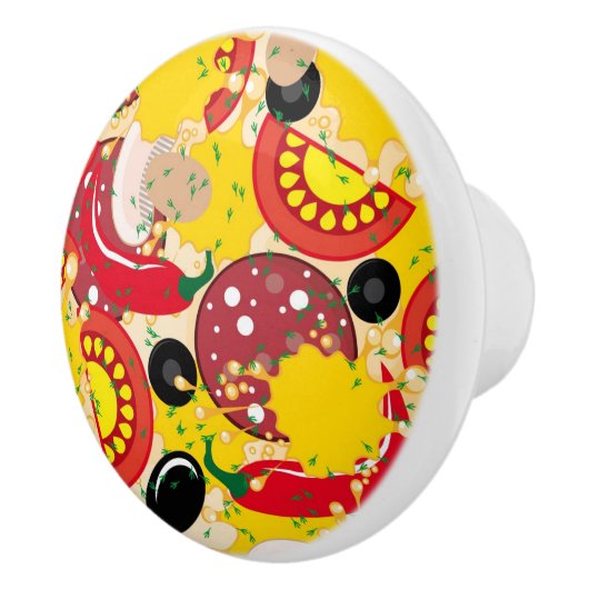 Pizza Keramische Knop (Rechts)
