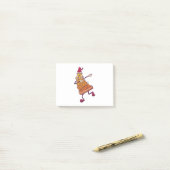 Pizza kerstboom - Funny Dabbing Food Post-it® Notes (Op bureau)