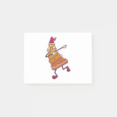 Pizza Kerstboom - Grappig Dabbend Eten Post-it® Notes (Voorkant)
