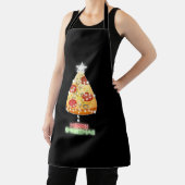 Pizza Kerstboom Lichten Xmas Gamer Schort (Insitu)