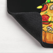 Pizza Kerstboom Lights Fun Boys Kinder Xmas Muismat (Hoek)