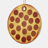 Pizza kerstboomversiering keramisch ornament (Links)