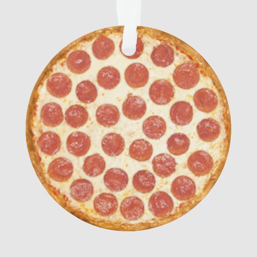 Pizza kerstversiering ornament (achterkant)