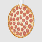 Pizza kerstversiering ornament (voorkant)