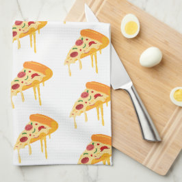 Pizza keukenhanddoek