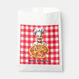 Pizza Kinder’ verjaardagsfeestje Bedankzakje
