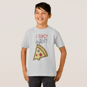 Pizza Kinderen Hanes TAGLESS® T-Shirt (Voorkant volledig)