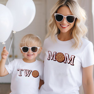 Pizza Kinderverjaardagsfeestje Moeder Ouder T-shirt