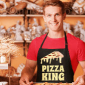 PIZZA KING DAD KITCHEN APRON SCHORT
