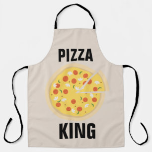 PIZZA KING DAD KITCHEN APRONS SCHORT