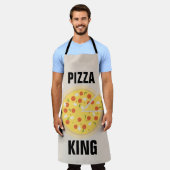 PIZZA KING DAD KITCHEN APRONS SCHORT (Gedragen)