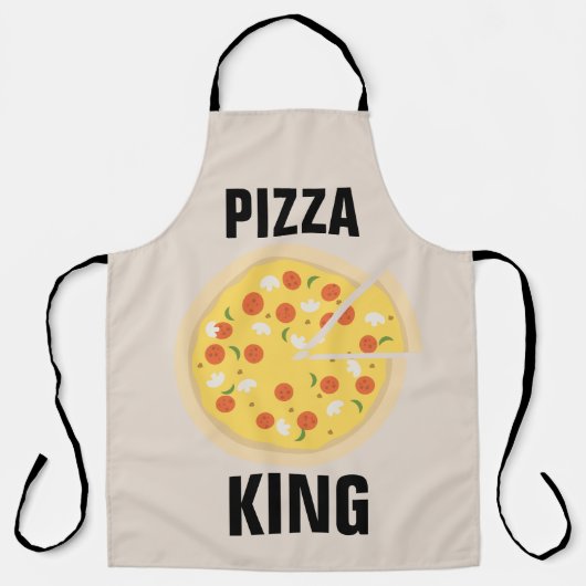 PIZZA KING DAD KITCHEN SCHORTEN (Voorkant)