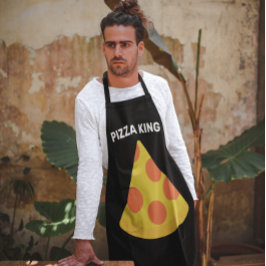 PIZZA KING DAD MANNEN APRON SCHORT