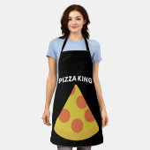 PIZZA KING DAD MANNEN APRON SCHORT (Gedragen)