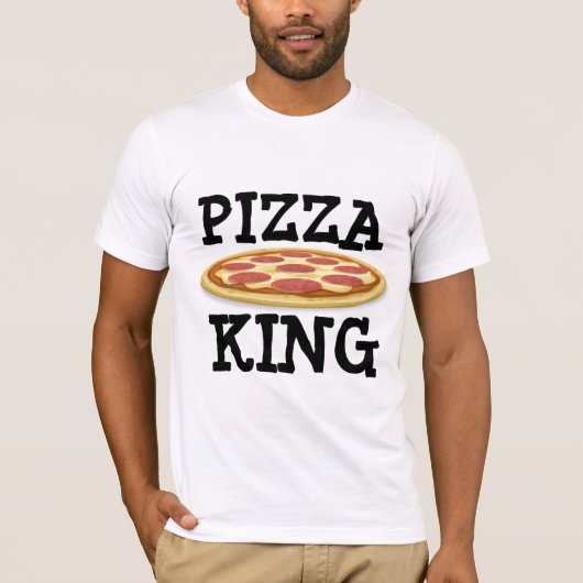 PIZZA KING DAD T-shirts (Voorkant)