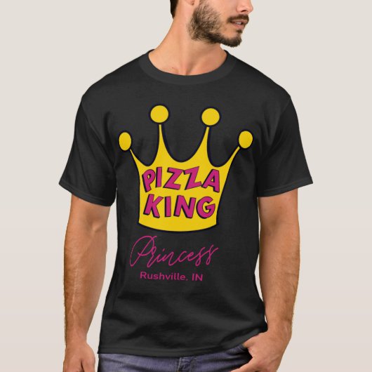 Pizza King Extra Groot T-shirt (Voorkant)