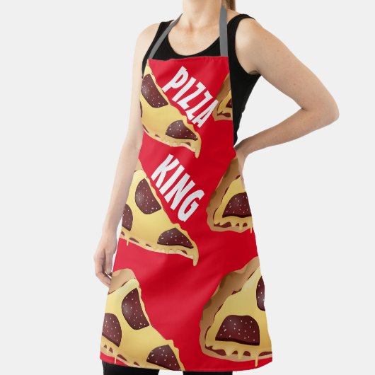 PIZZA KING MANNEN KITCHEN APRON SCHORT (Insitu)