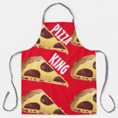 PIZZA KING MANNEN KITCHEN APRON SCHORT (Voorkant)