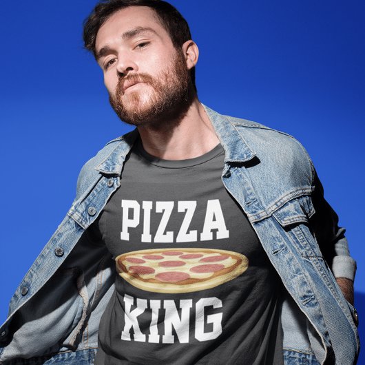 PIZZA KING MANNEN T-SHIRTS T - SHIRTS