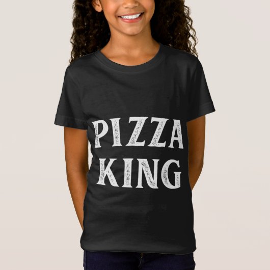 Pizza King - stijl - T-shirt (Voorkant)