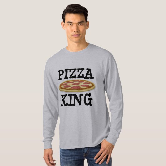 PIZZA KING T-shirts (Voorkant volledig)