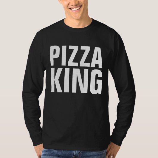 PIZZA KING t-shirts, t - shirts van Pizza Lover (Voorkant)