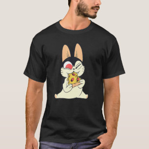 Pizza Kitten Cute Funny Cat Kat Pizza Lover Funn T-shirt