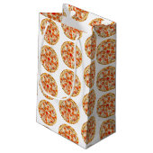 Pizza Klein Cadeauzakje (Achterkant Gekanteld)