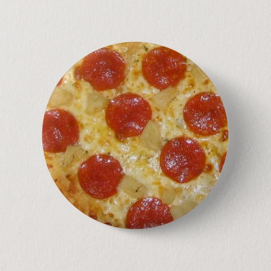 Pizza-knop - Aanpassen Ronde Button 5,7 Cm (Voorkant)
