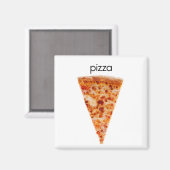 Pizza koelkast Magnet (Voorkant / Achterkant)