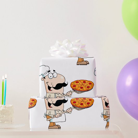 Pizza kok cadeaupapier