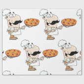 Pizza kok cadeaupapier (Vlak)