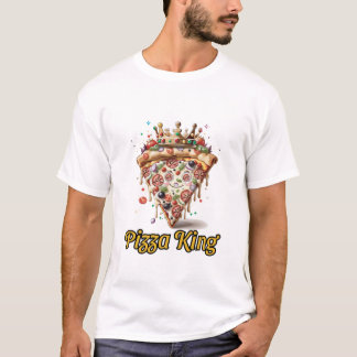 Pizza koning, pizza liefhebber t-shirt