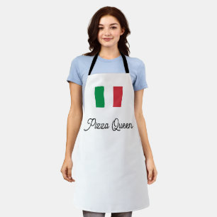 Pizza Koningin Italiaanse Vlag Italia Nonna Schort