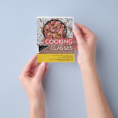Pizza, kookklassen, vers, Adverteren Flyer (Hand)
