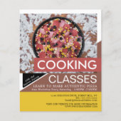Pizza, kookklassen, vers, Adverteren Flyer (Voorkant)
