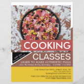 Pizza, kookklassen, vers, Adverteren Flyer (Voorkant)